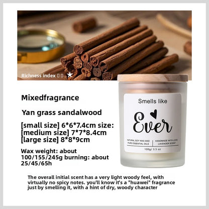 Handmade Soybean Wax Aromatherapy Candle