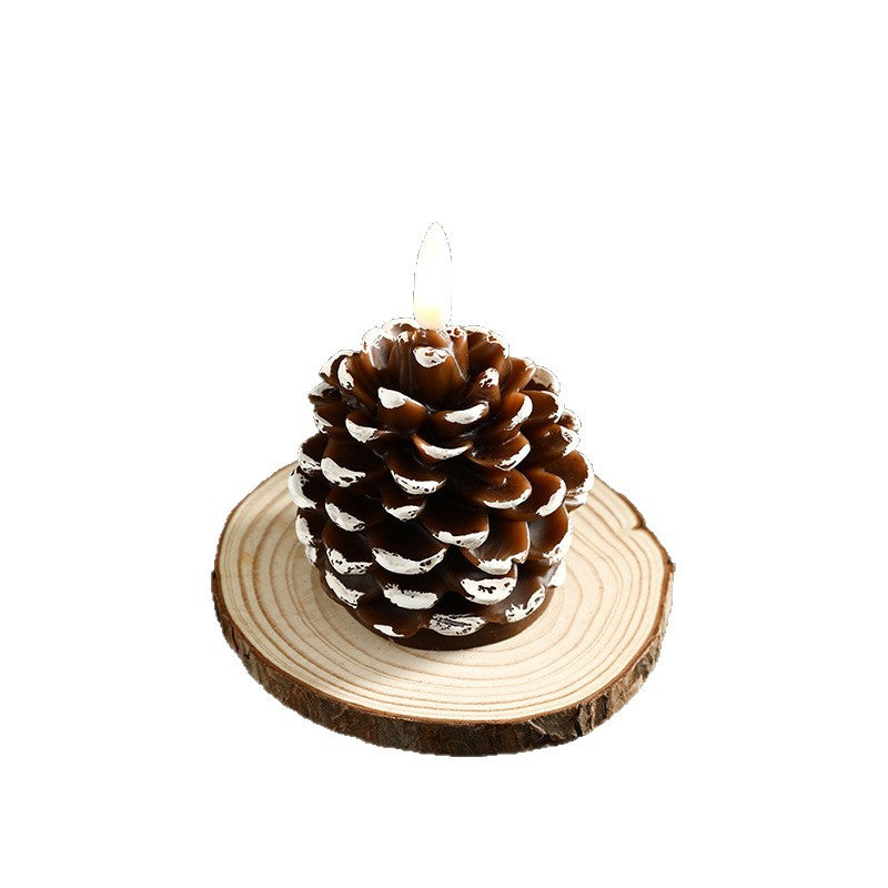 Pinecone-Shaped LED Decorative Candle Light
