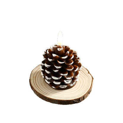 Pinecone-Shaped LED Decorative Candle Light